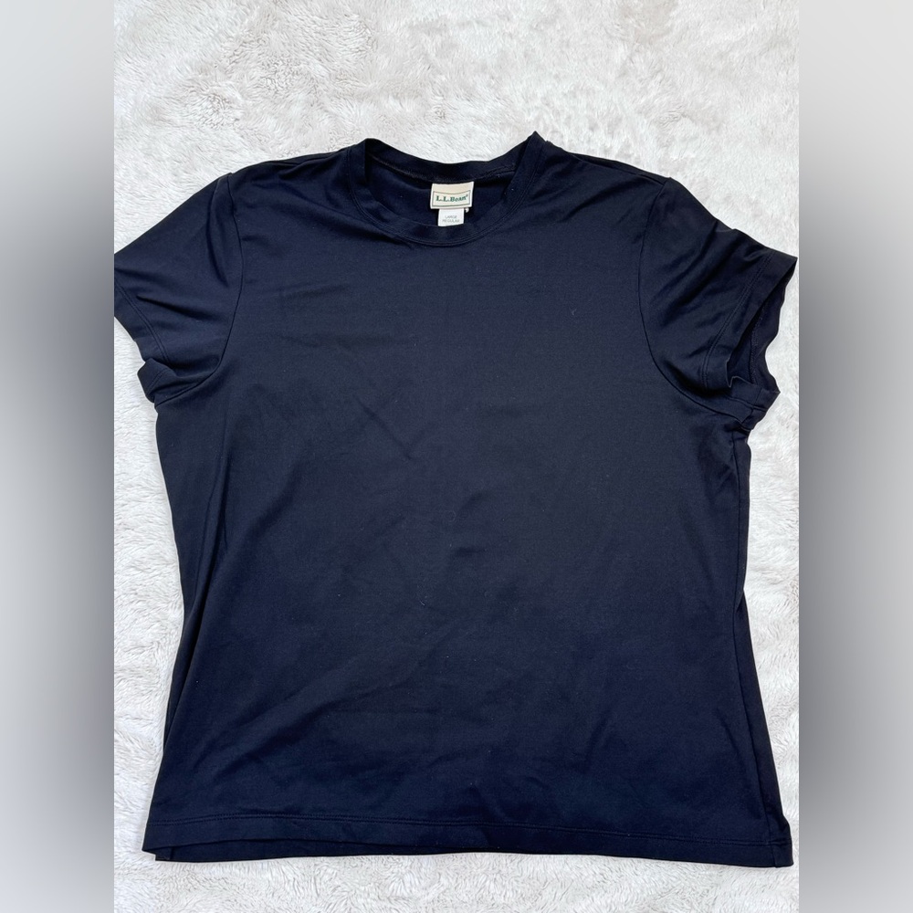 L.L.Bean Women's Soft Stretch Supima-Blend Tee, Crewneck Short-Sleeve